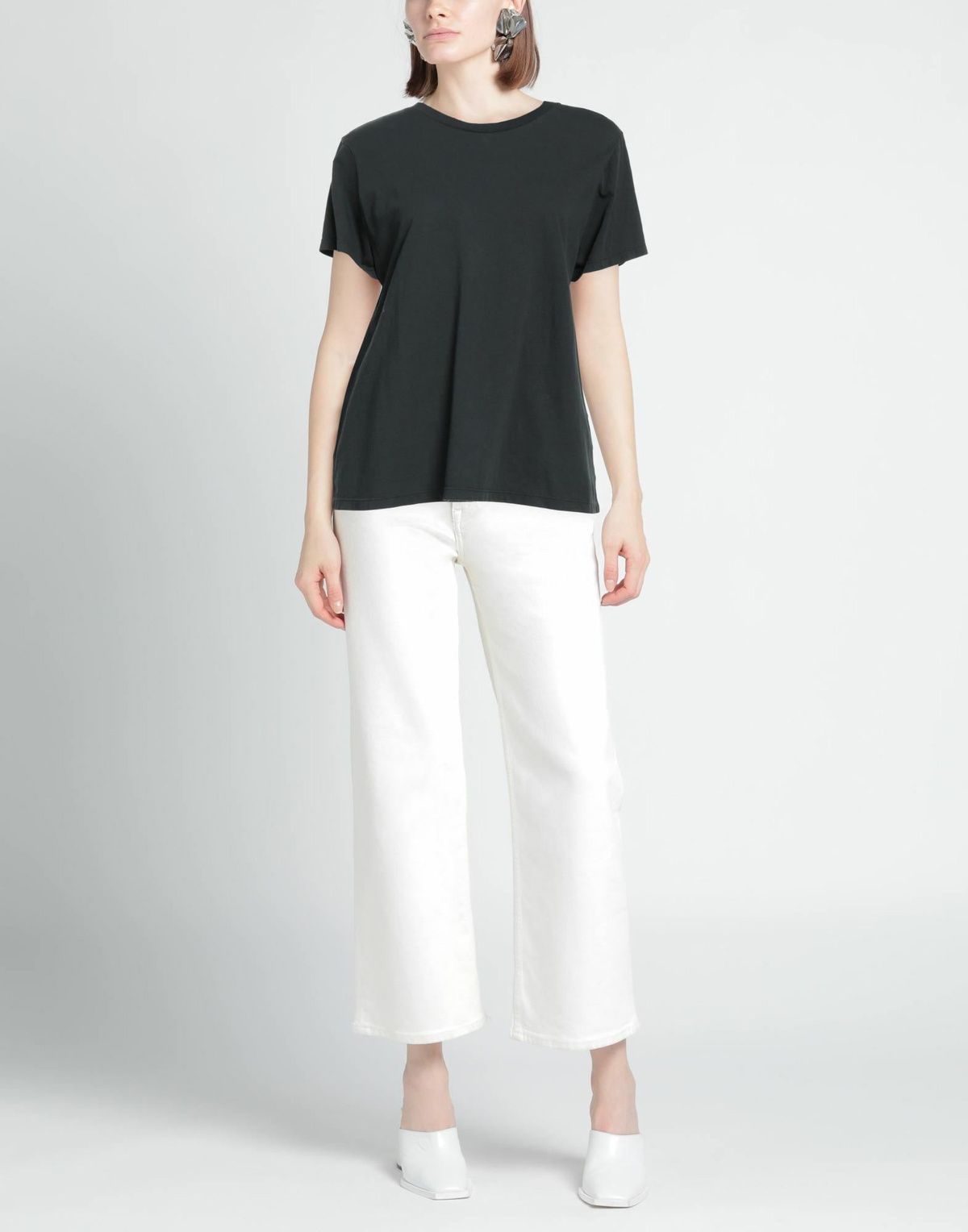 Agolde Womens T-shirt Midnight in Blue