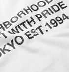 Neighborhood - Logo-Print Cotton-Jersey T-Shirt - White