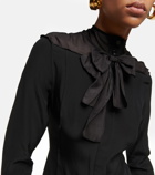 Victoria Beckham - Tie-neck silk crêpe de chine blouse