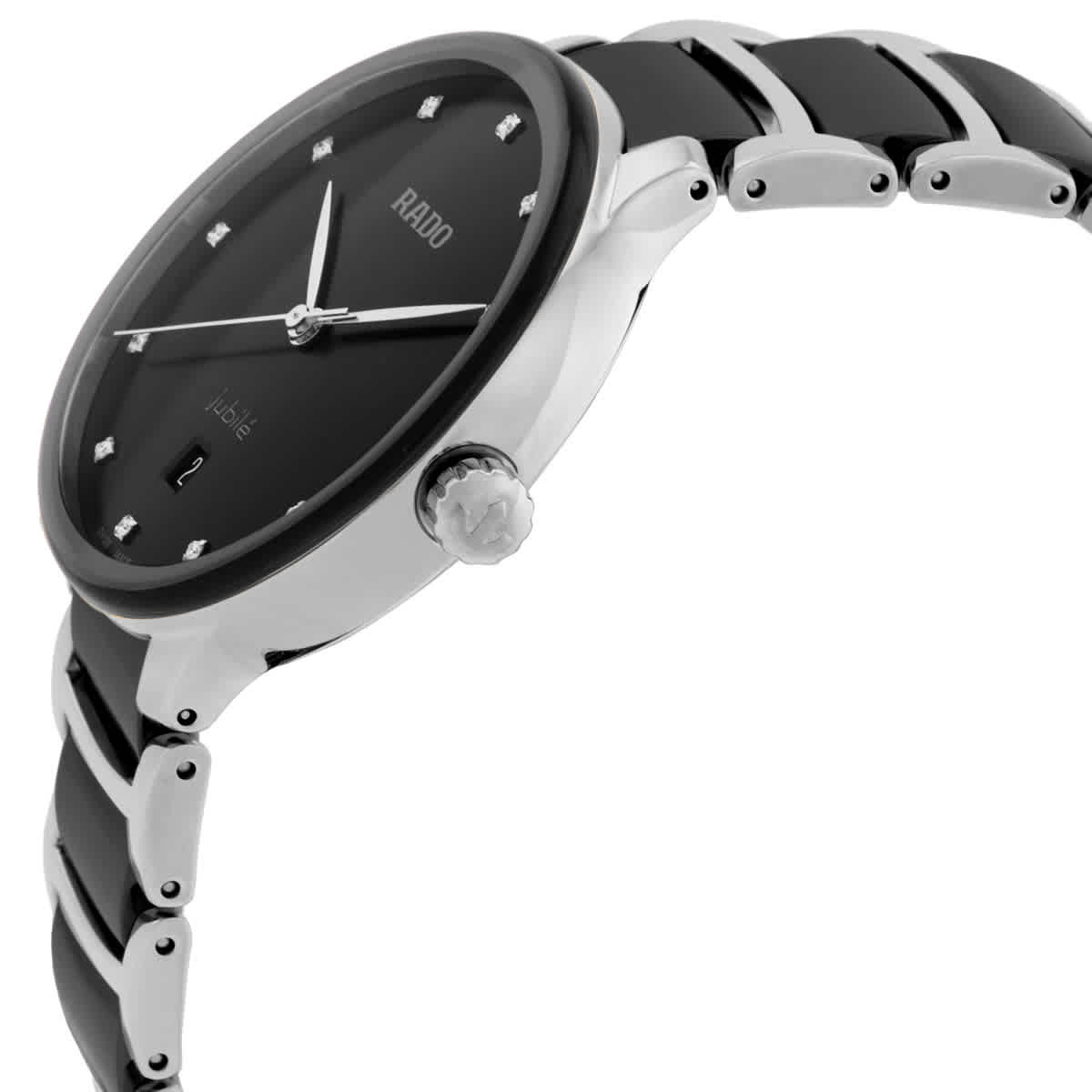 Rado Centrix Automatic Diamond Black Dial Unisex Watch R30018742