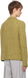 Marni Khaki Degrade Stripes Sweater