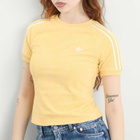 Adidas Women's Terry Towel T-Shirt in Orange Tint