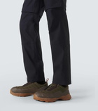 Loro Piana High-rise wool-blend track pants