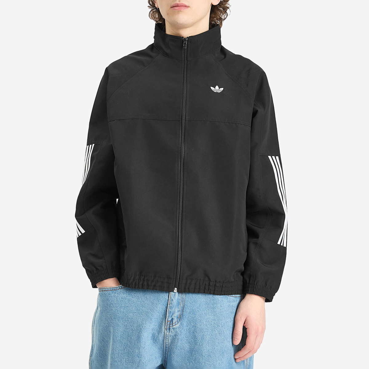 最高の Adidas Men's adidas Black/White in Jacket Track Gazelle ウォーキング・ランニングウェア