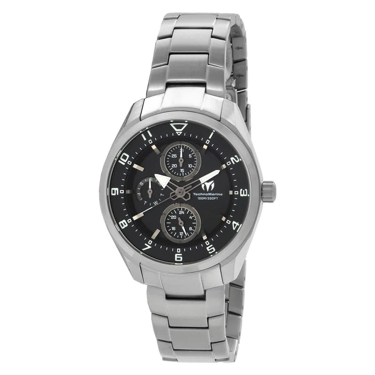 Technomarine OCEAN Quartz Black Dial Unisex Watch TM-318107
