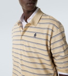 Prada Striped cotton piqué polo shirt