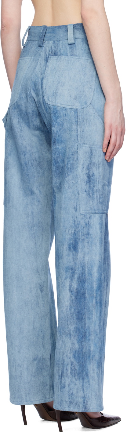 Elleme Blue Cargo Jeans
