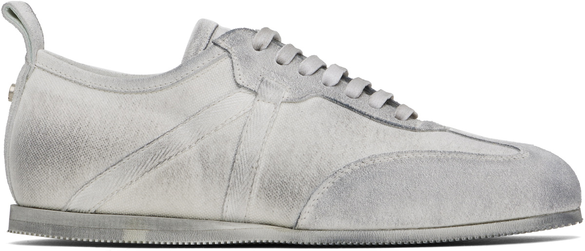 スニーカー ANN DEMEULEMEESTER Chalk Suede Sneakers Ann Demeulemeester Chalk Suede Sneakers Ann Demeulemeester