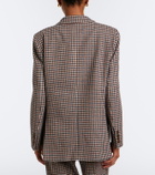 Blazé Milano Everynight checked wool and cashmere blazer