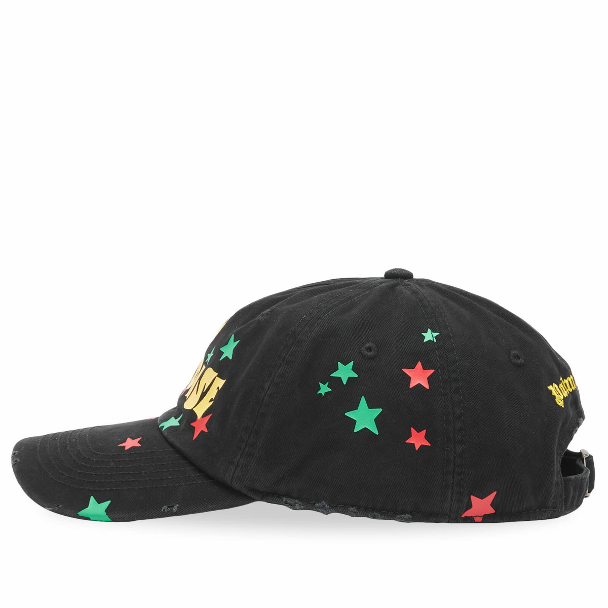 palm Angels キャップ Palm Angels Men's Paradise Cap in Yellow Palm Angels