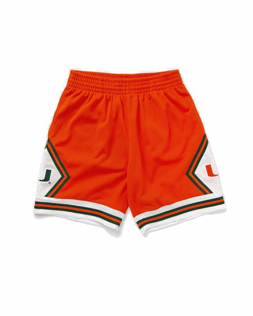 Photo: Mitchell & Ness Ncaa Shorts Miami 1992 Orange - Mens - Sport & Team Shorts