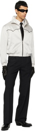 Ernest W. Baker Gray Western Track Jacket