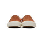 Vans Brown and Orange Modernica Edition Hawaii Classic Slip-On Sneakers