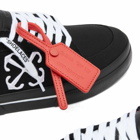 Off-White Men's Vulcanzied Canvas Sneakers in Black/White