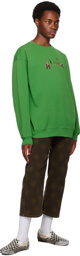 Dime Green Leafy Sweatshirt