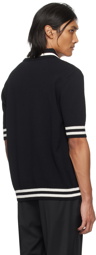 Balmain Black Signature Polo