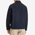 Foret Men's Berry Canvas Overshirt in Navy