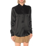 Saint Laurent Silk-satin shirt