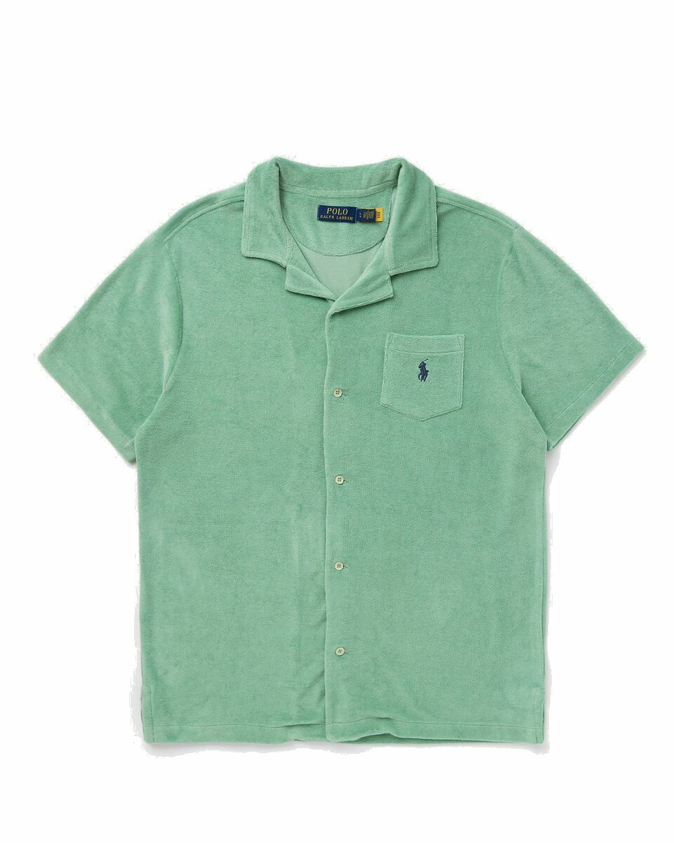 Photo: Polo Ralph Lauren Short Sleeve Sport Shirt Green - Mens - Shortsleeves