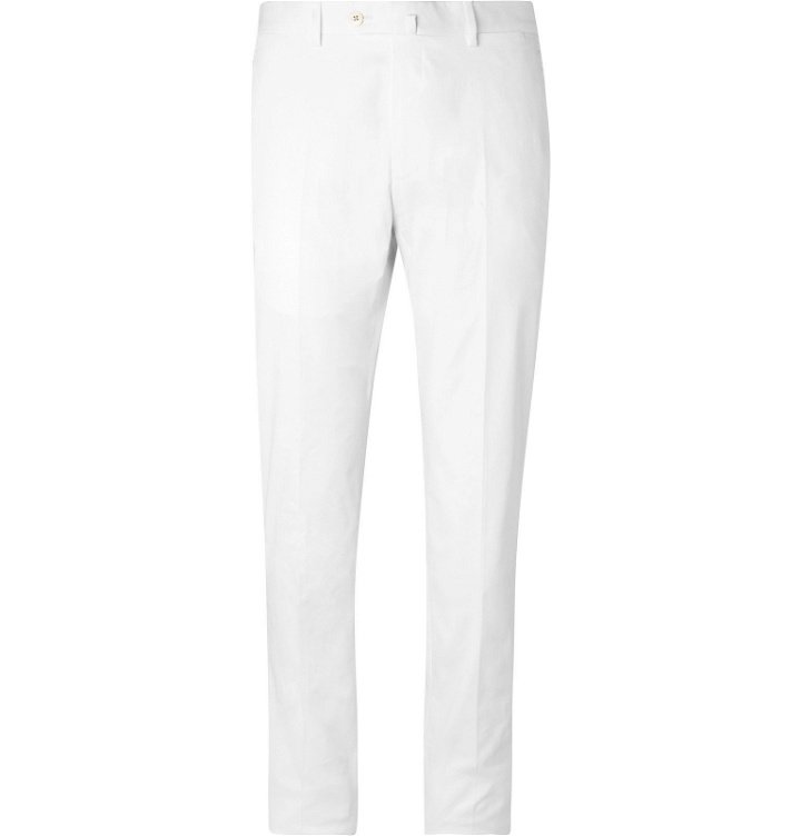 Photo: Odyssee - Combes Cotton-Blend Twill Chinos - White