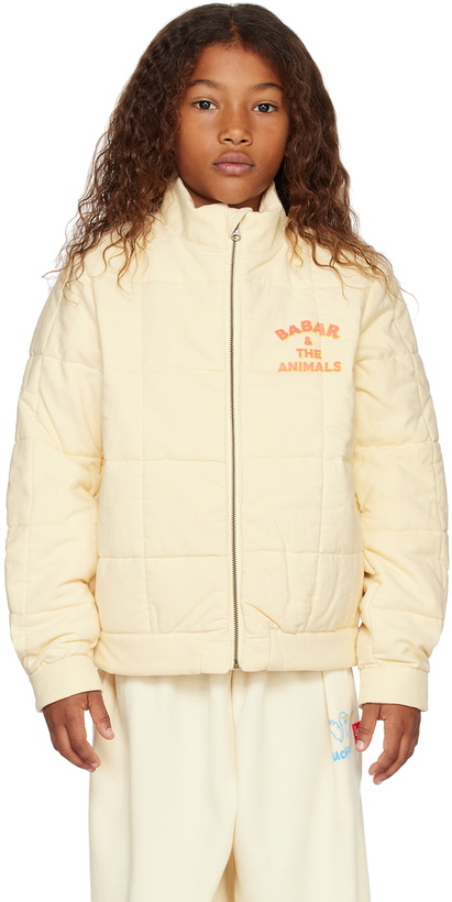 Photo: The Animals Observatory Kids Off-White Tiger Jacket