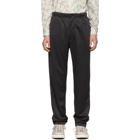 Engineered Garments Black Fleece Jog Lounge Pants