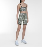 The Upside - Dance leopard-print biker shorts