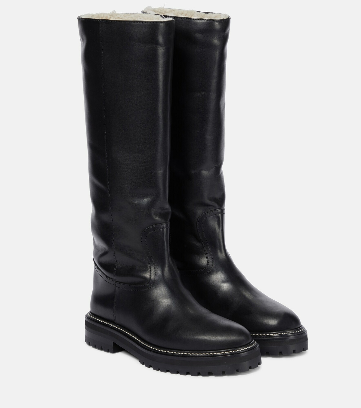 Jimmy Choo - Yomi shearling-lined leather boots Jimmy Choo