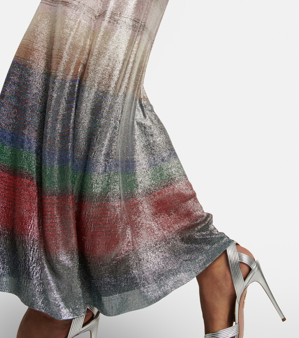 Missoni - Striped lam maxi dress Missoni