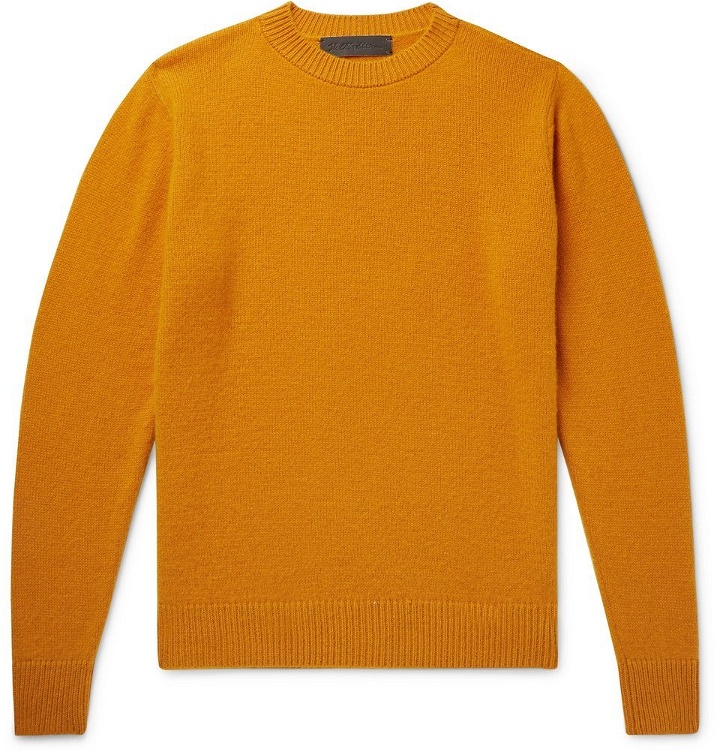 Photo: The Elder Statesman - Cashmere Sweater - Orange
