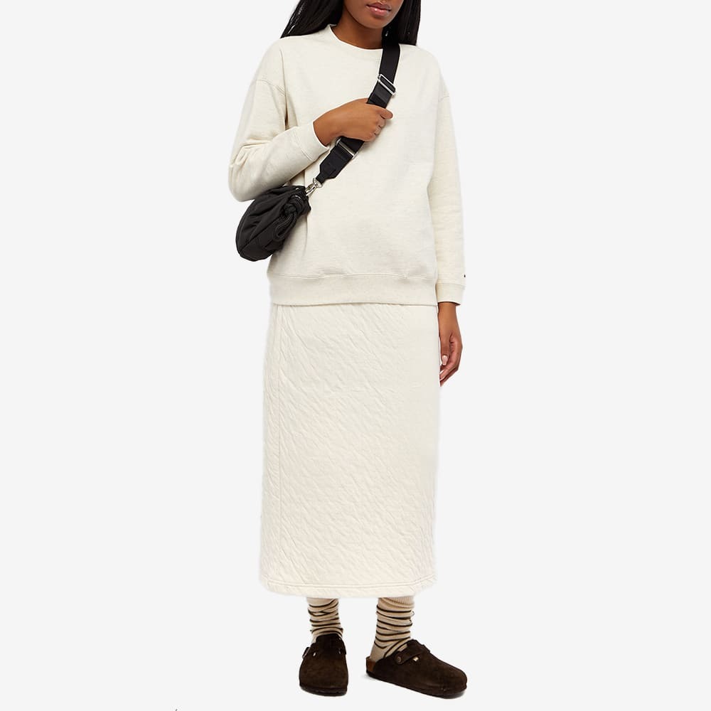 Snow Peak Women's Recycled Cotton Sweat in Oatmeal