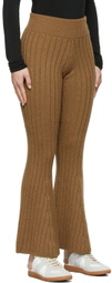 determ; Brown Flared Lounge Pants