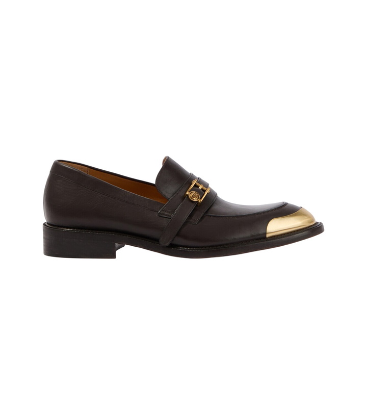 Photo: Versace Primo Medusa leather loafers