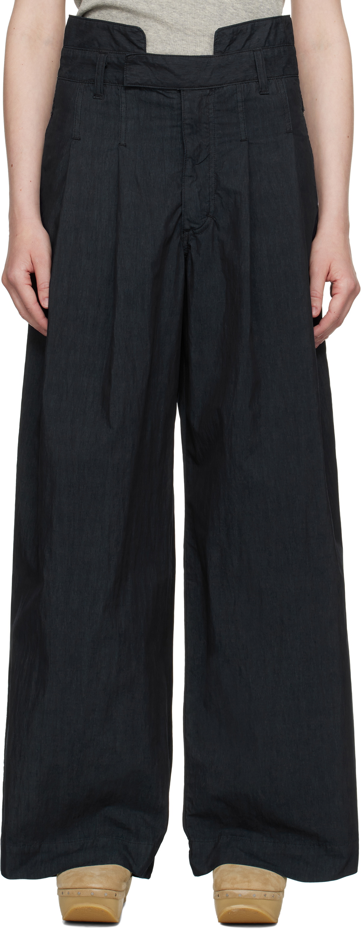 Eckhaus Latta Navy Flight Trousers