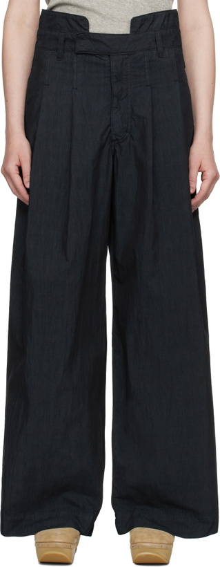 Photo: Eckhaus Latta Navy Flight Trousers