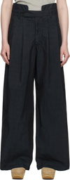 Eckhaus Latta Navy Flight Trousers