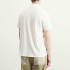 Moncler Men's Tripe Crest Polo Shirt in White