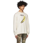 R13 Off-White The Velvet Underground Edition Banana Oversized Sweatshirt