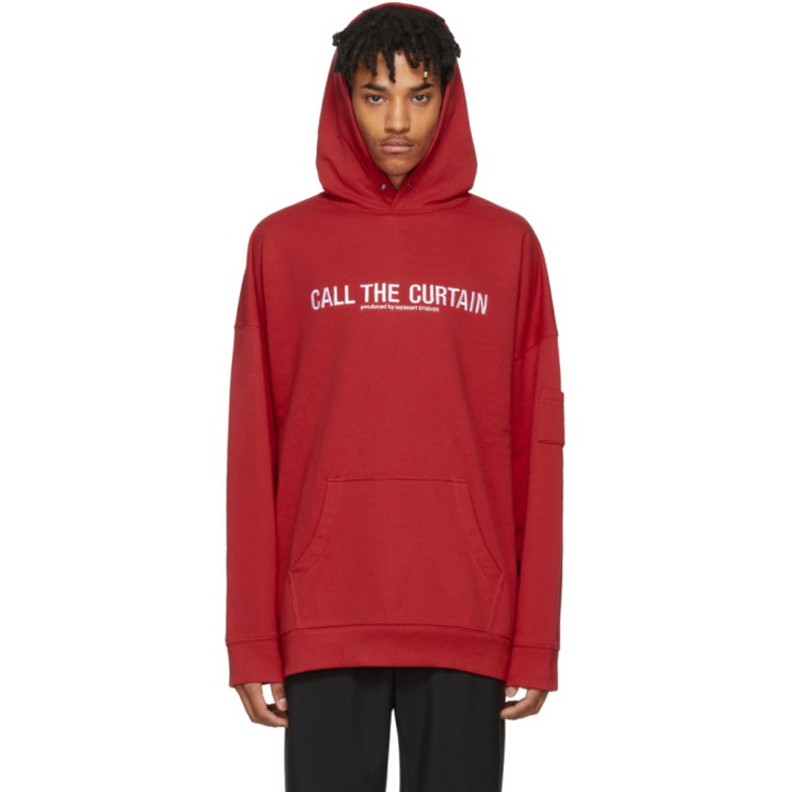 Photo: Midnight Studios Red Call The Curtain Hoodie