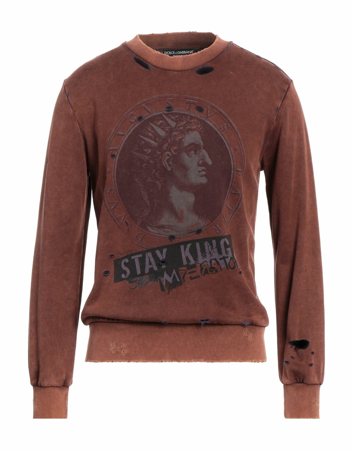 Dolce & gabbana Mens Sweatshirt in Brown