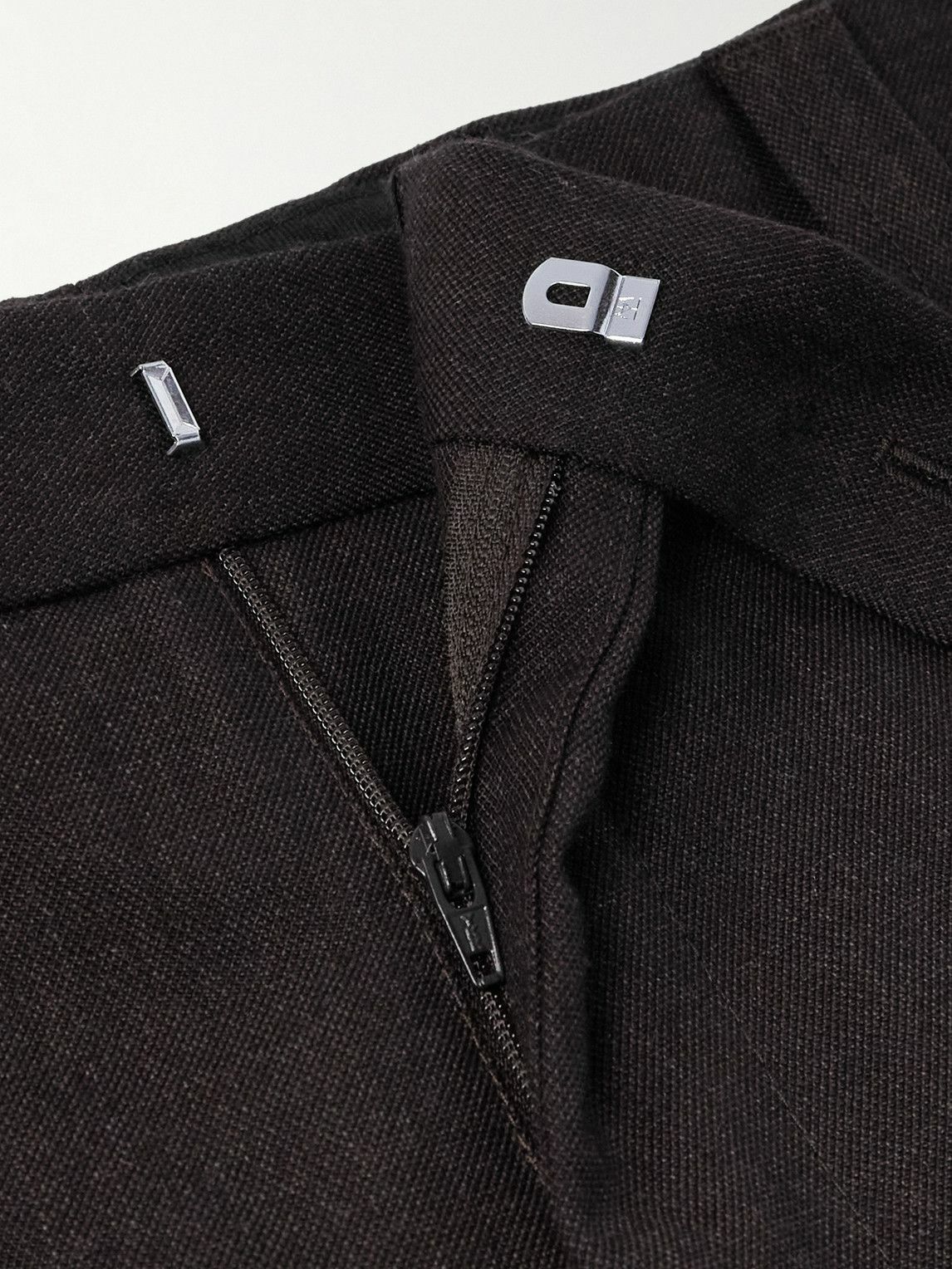 mfpen - Study Straight-Leg Wool and Cotton-Blend Twill Trousers - Brown
