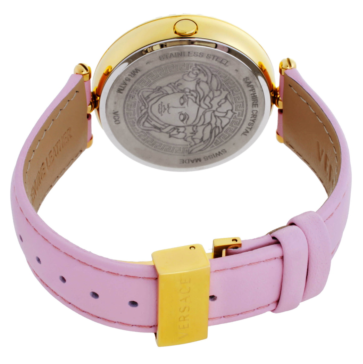 Versace Palazzo Empire Quartz Pink Dial Watch VCO030017