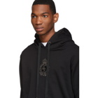 Dolce and Gabbana Black Logo Patch Hoodie