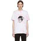 PS by Paul Smith White Tie-Dye Graffiti Monkey T-Shirt