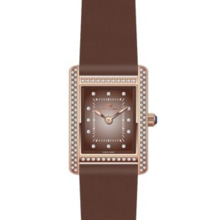 Photo: Porsamo Bleu Karolina Quartz Diamond Brown Dial Ladies Watch 1085CKAL