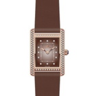 Porsamo Bleu Karolina Quartz Diamond Brown Dial Ladies Watch 1085CKAL