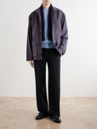 Anderson & Sheppard - Geelong Brushed-Wool Sweater - Blue