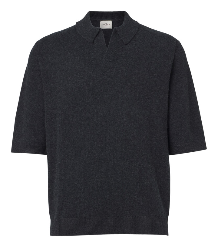 Photo: Le Kasha Bale cashmere polo sweater