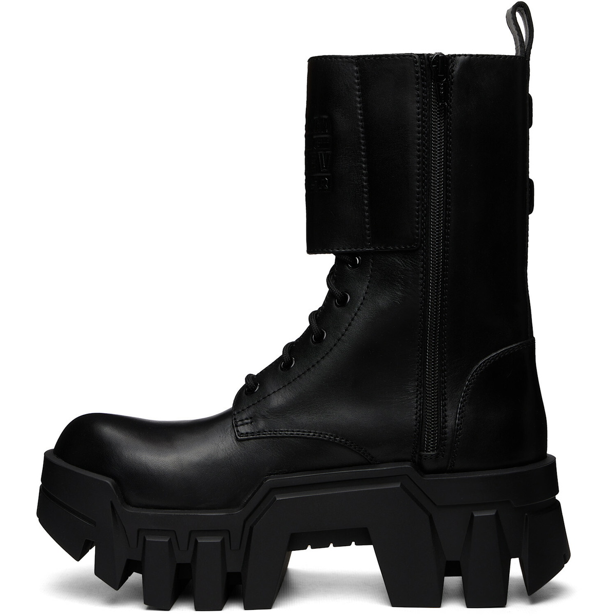 Balenciaga Black Bulldozer Combat Boots