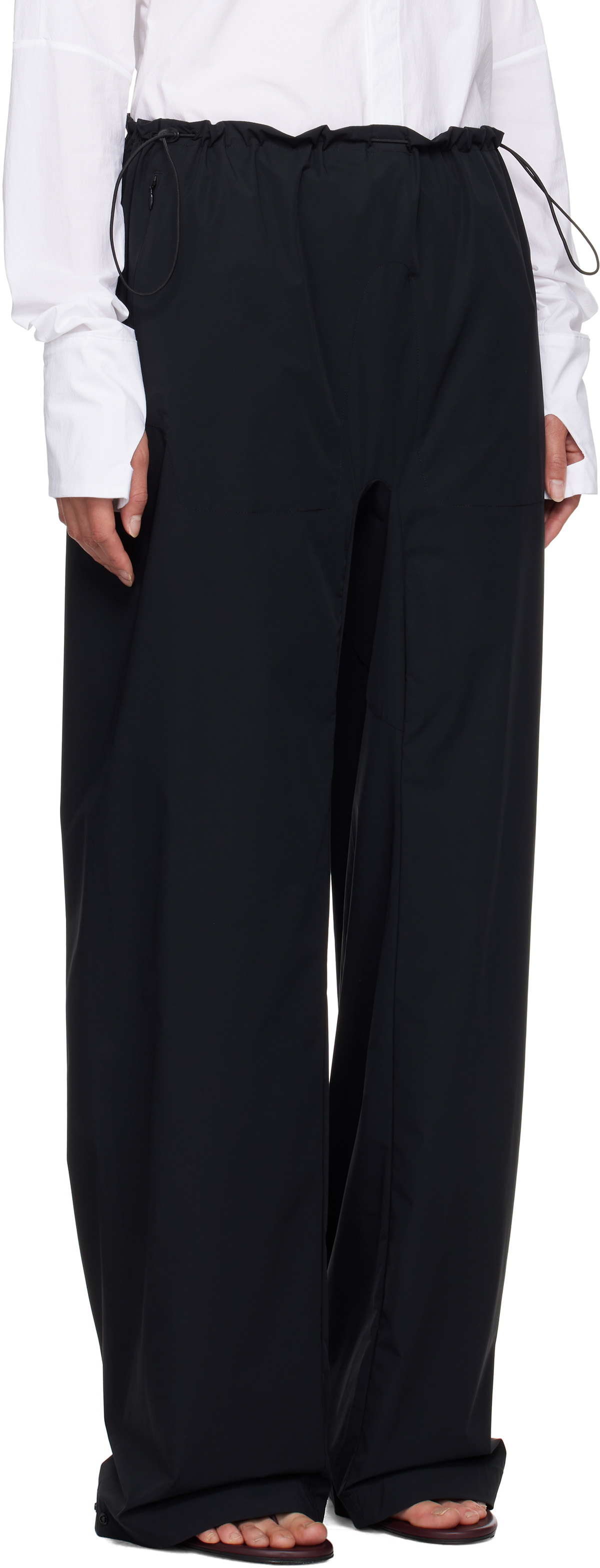 JOHANNA PARV Black Cover Trousers